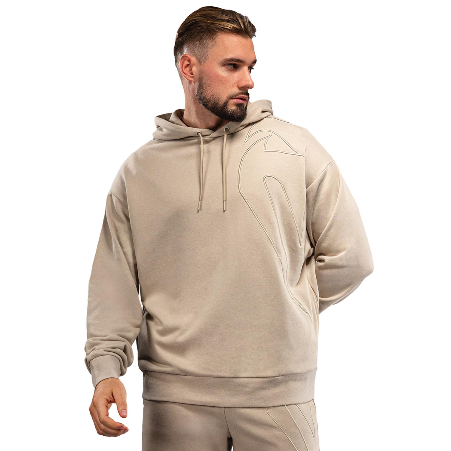 VENUM Hoody, Giant 3D Oversized, beige, M