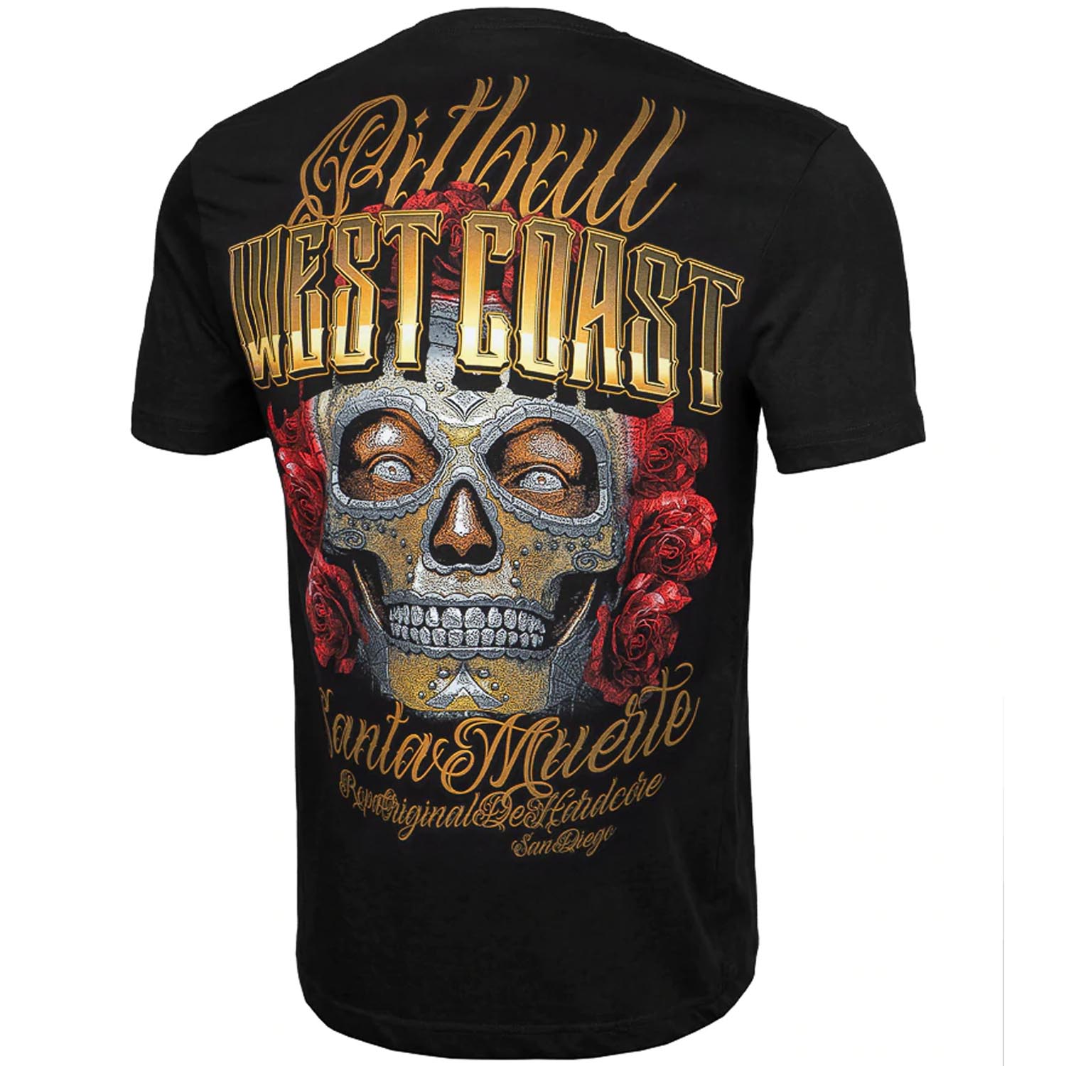 Pit Bull West Coast T-Shirt, Saint Death, schwarz