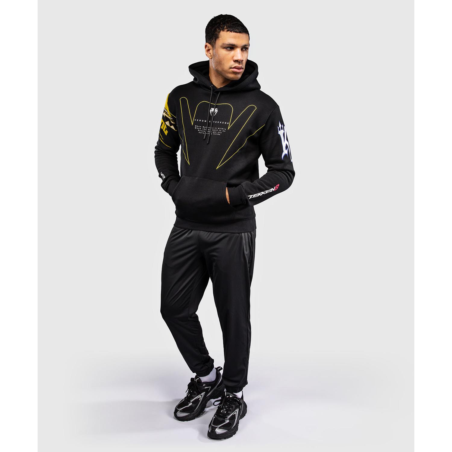 VENUM Hoody, Tekken 8, King, black-yellow, S