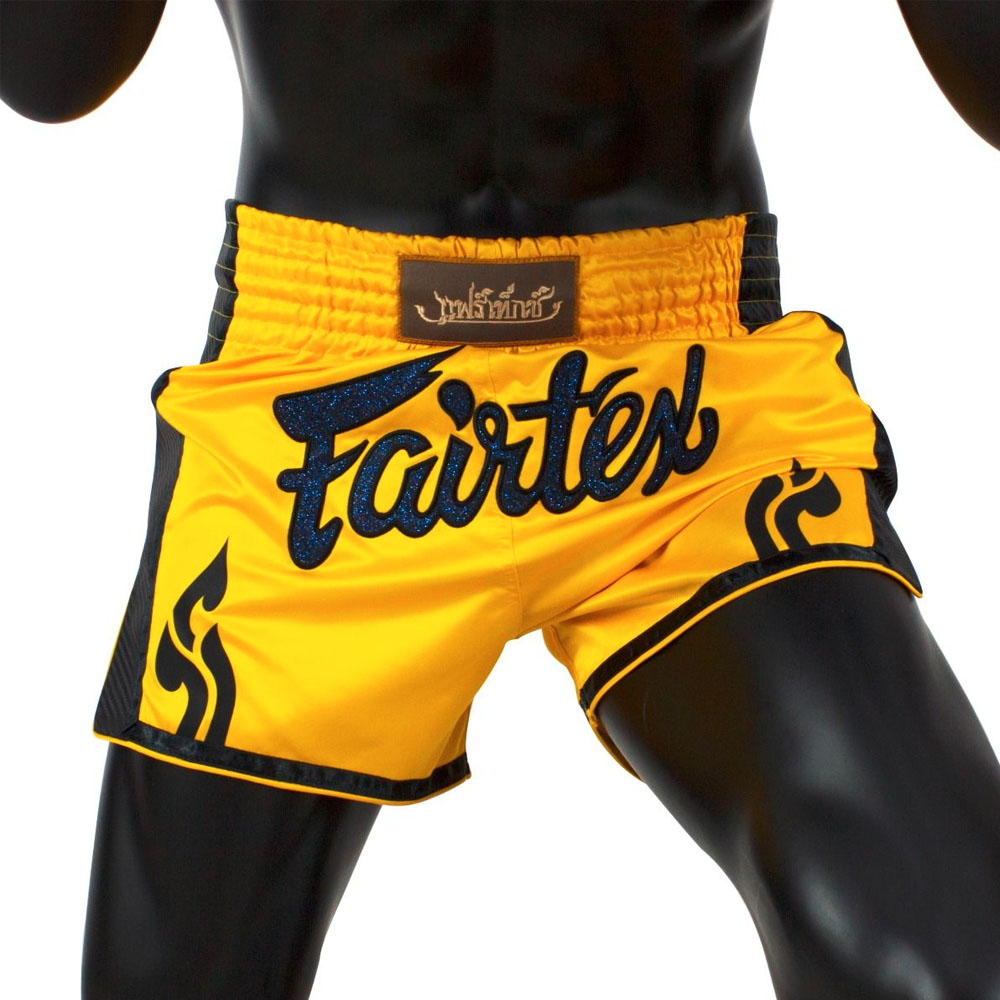 Fairtex Muay Thai Shorts, BS1701, gelb