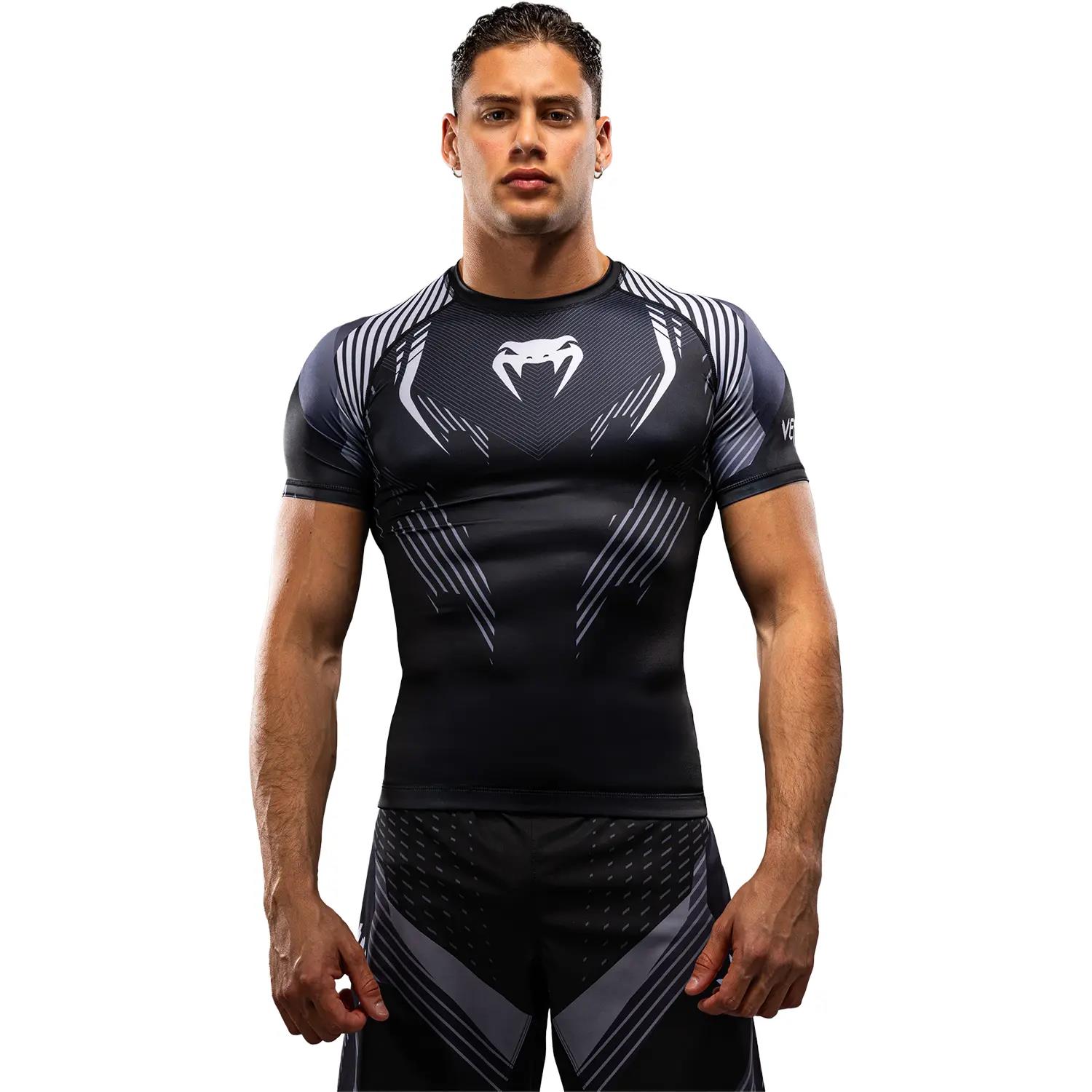 VENUM Rashguard, S/S, No Gi 6.0, black-white, S