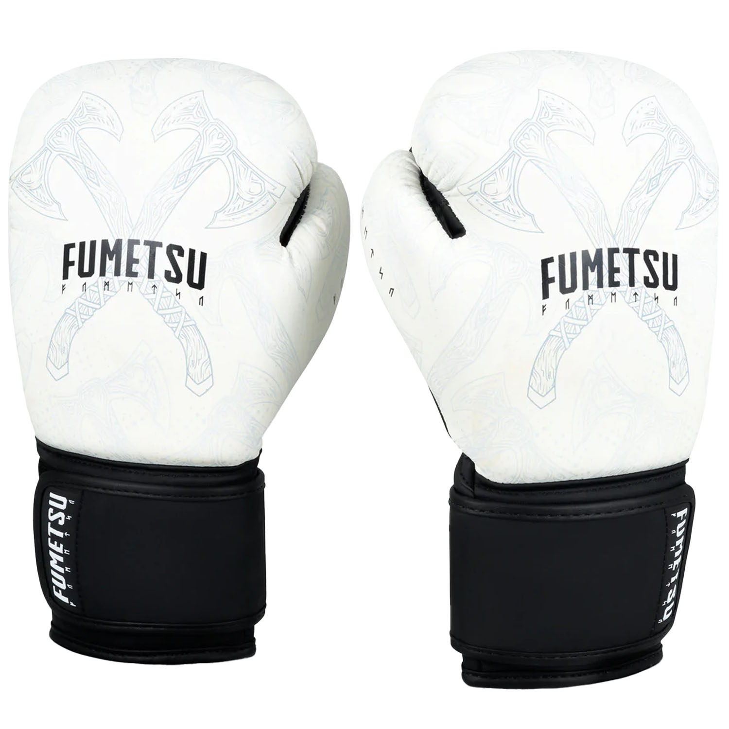Fumetsu Boxing Gloves, Berserker, white-black, 16 Oz