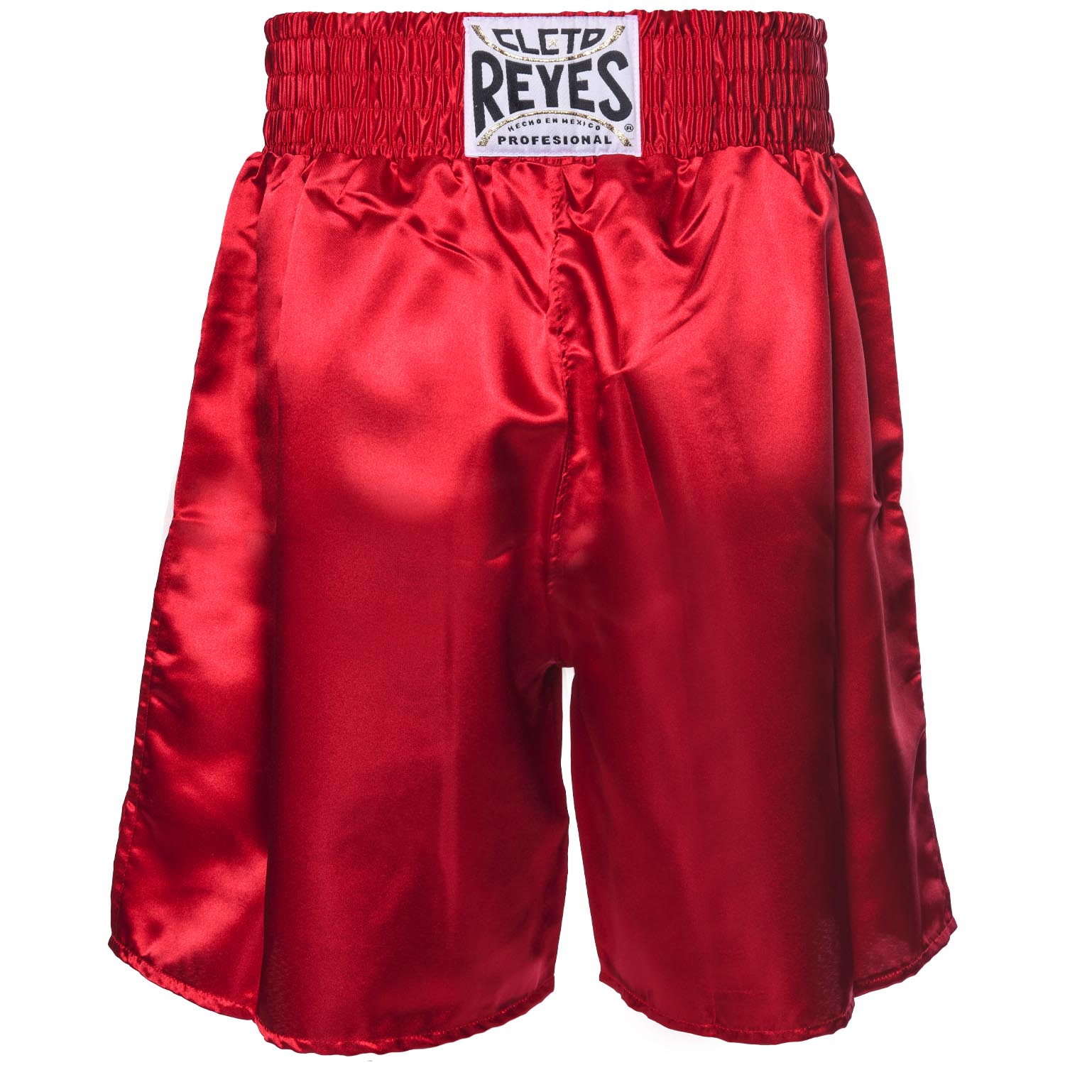 Cleto Reyes Boxing Shorts, Satin Classic, red, S