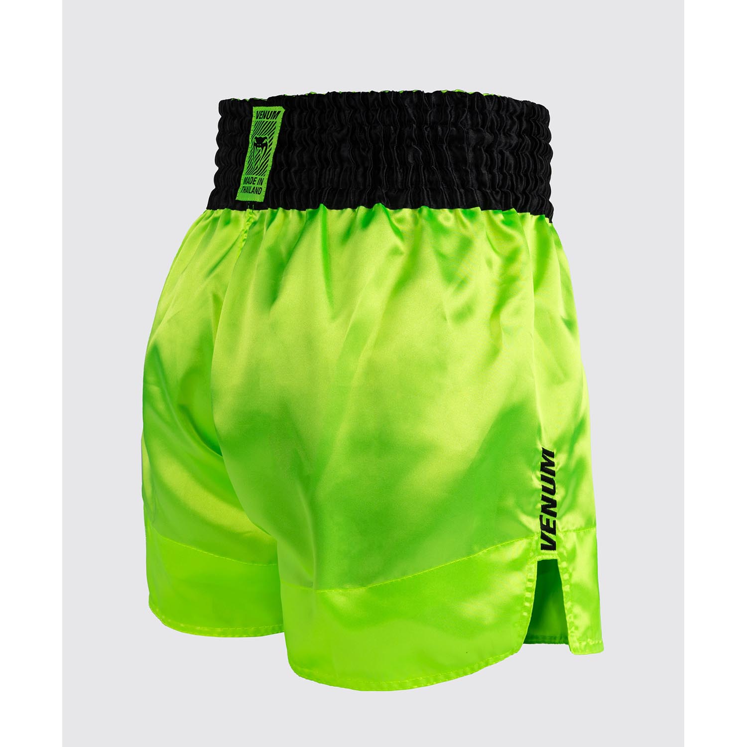 VENUM Muay Thai Shorts, Classic Evo, neon yellow-black, L