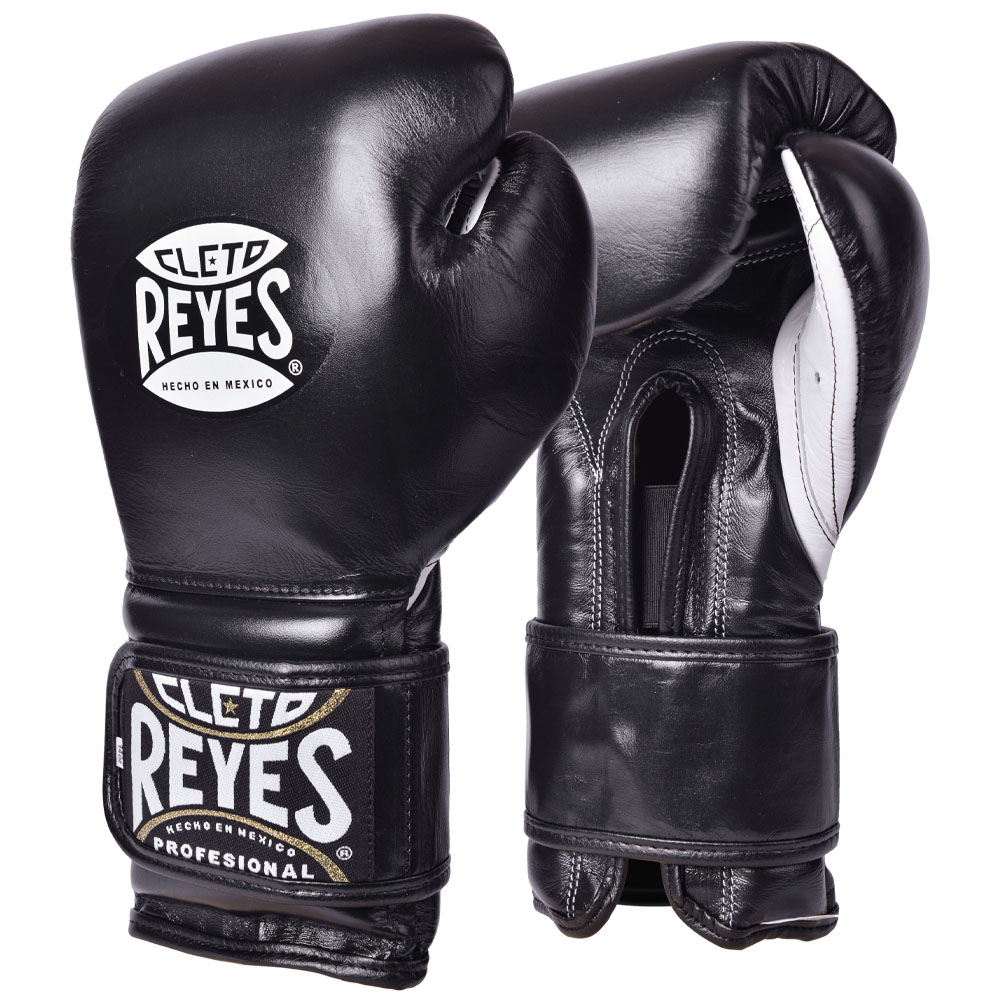 Cleto Reyes Boxhandschuhe, Klett Sparring, schwarz