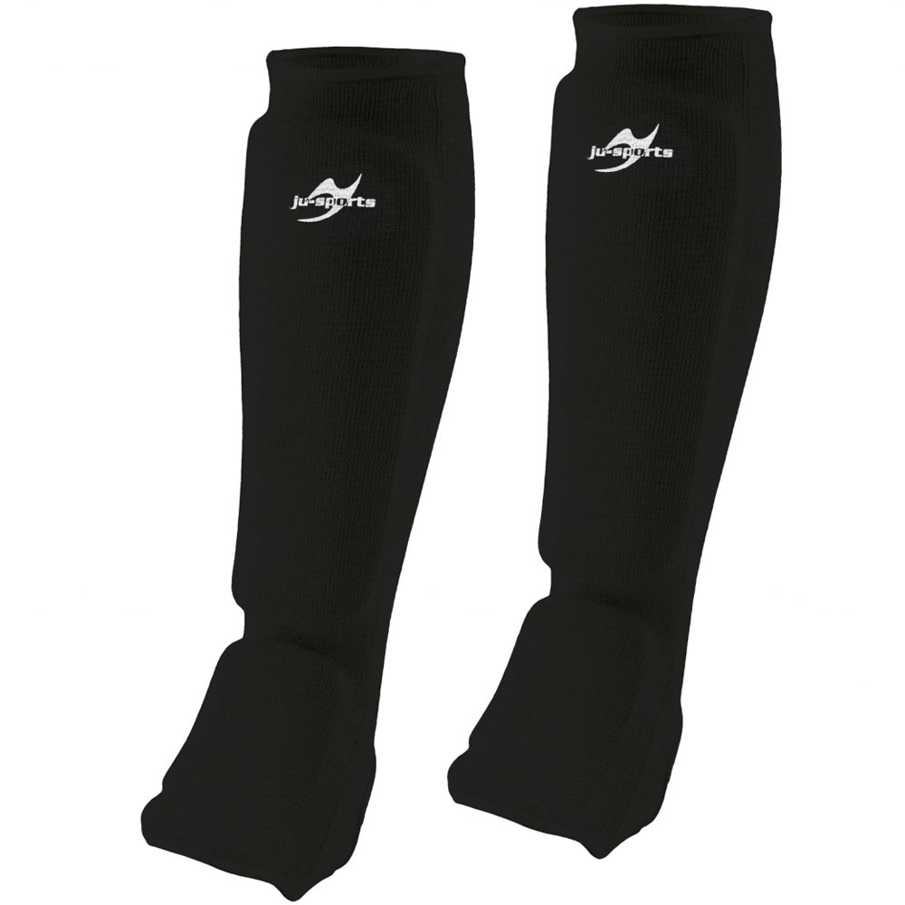 Ju-Sports Schienbeinschoner, Stoff, schwarz, XL