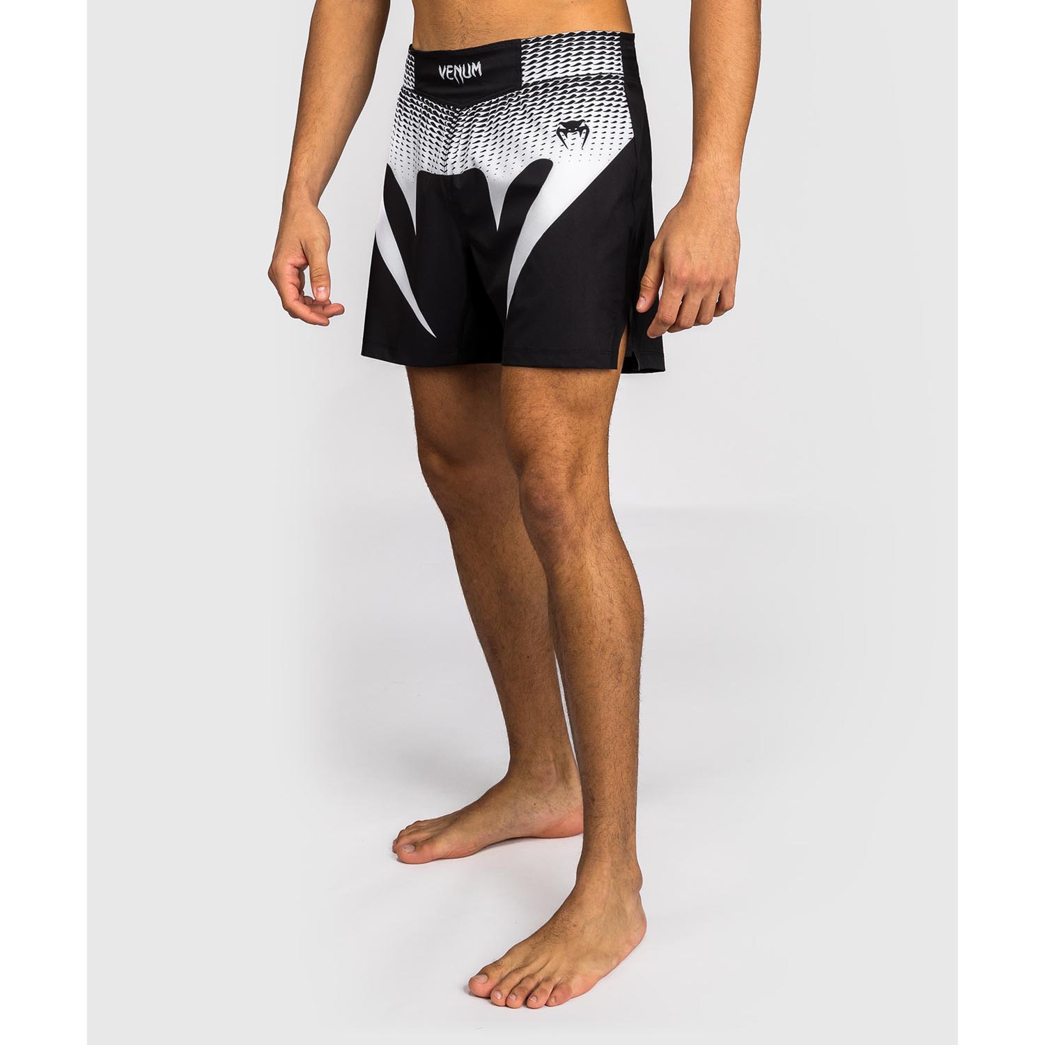 VENUM MMA Fight Shorts, No Gi, black-white, XXL