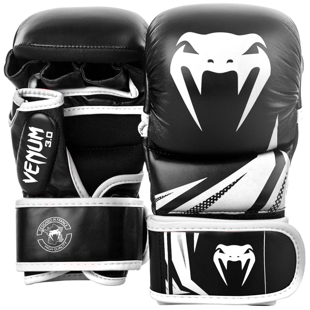 VENUM MMA Sparring Gloves, Challenger 3.0, blk-white, S