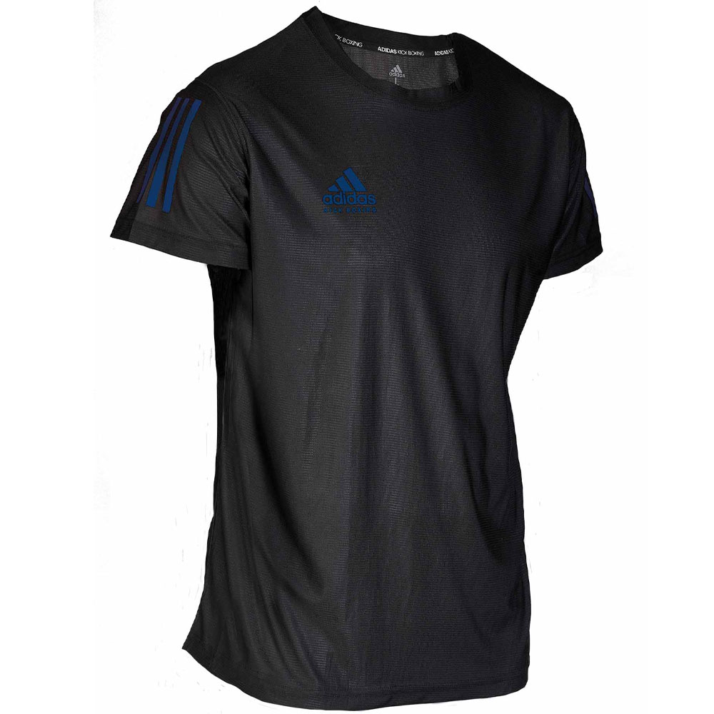 adidas T-Shirt, Kickboxing, Basic, schwarz-blau