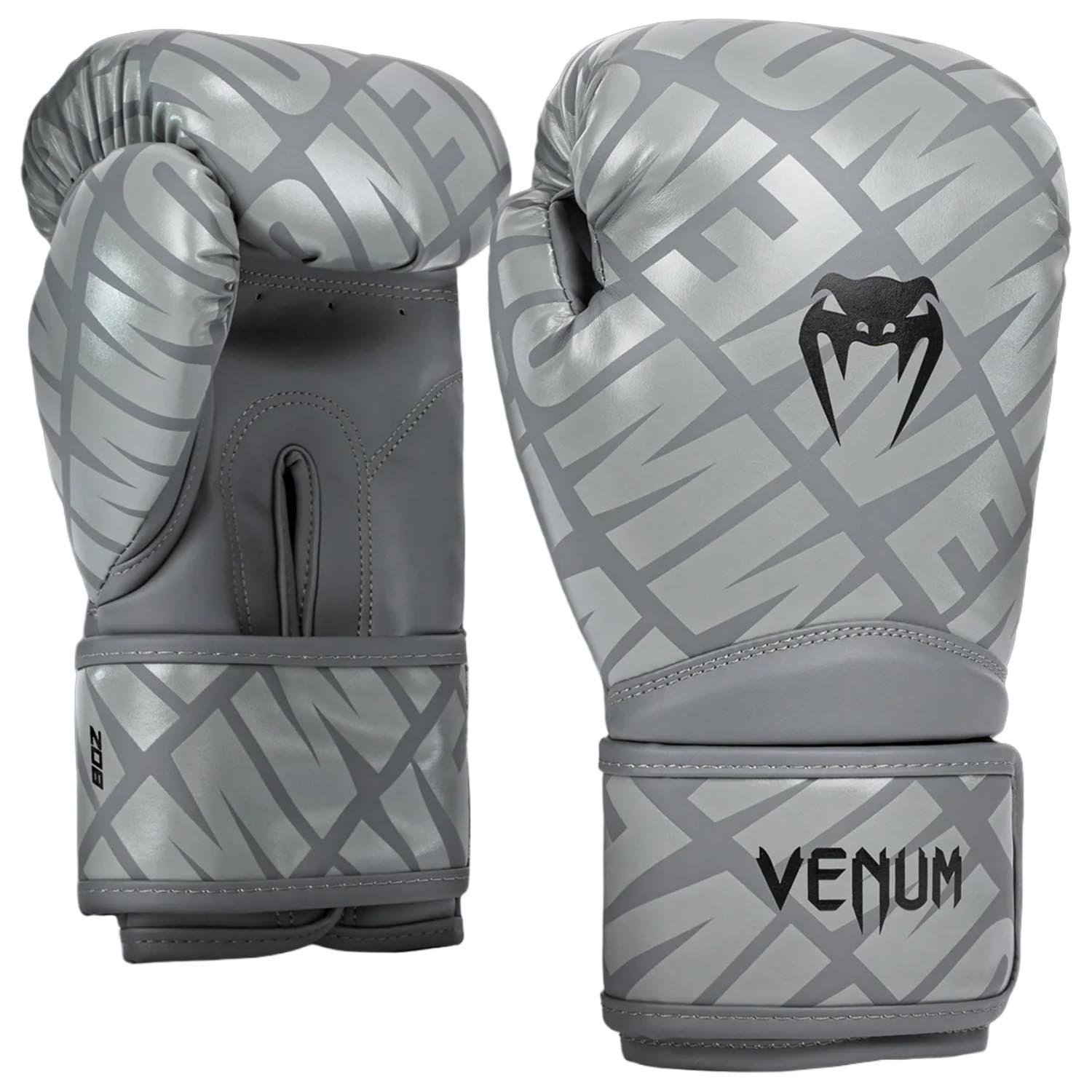 VENUM Boxing Gloves, Kids, Contender 1.5 XT, grey-black, 4 Oz