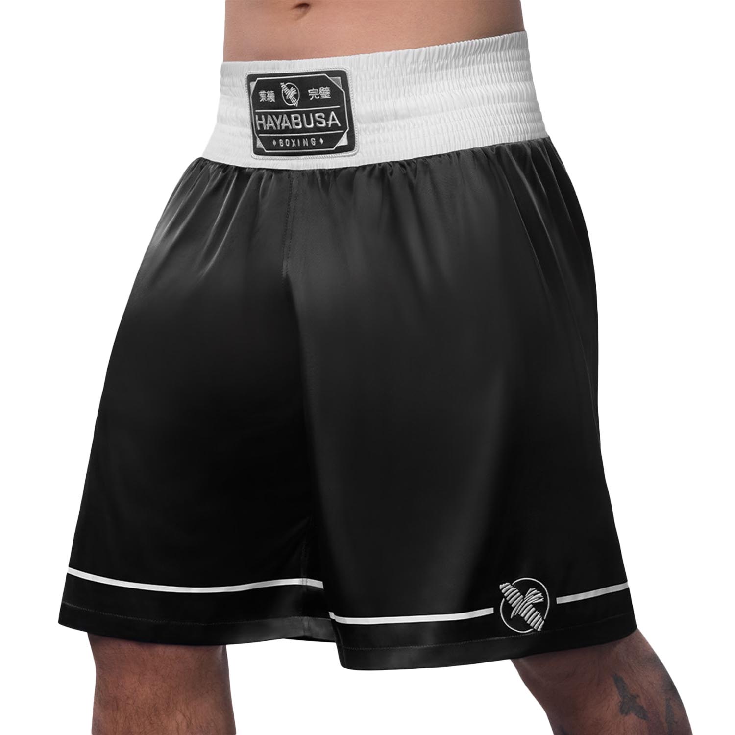 Hayabusa Boxing Shorts, Pro, black, S