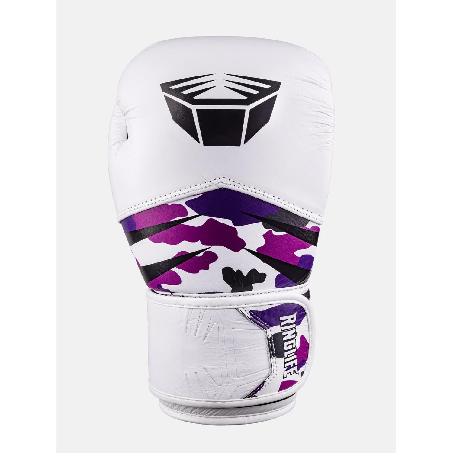RINGLIFE Boxing Gloves, Unit, white-purple-camo 16 Oz