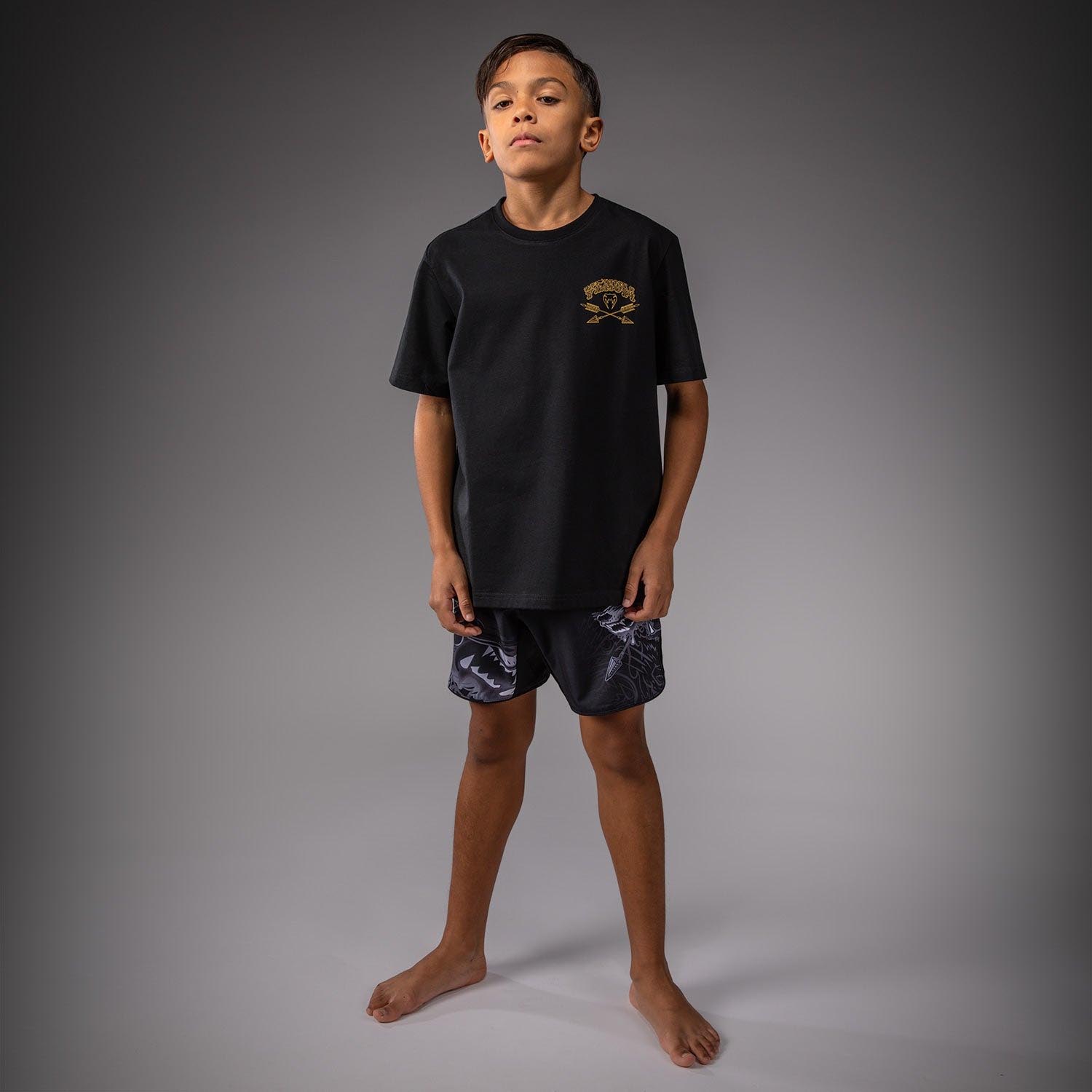 VENUM T-Shirt, Kids, Wolf Atak, black-grey, 14 J