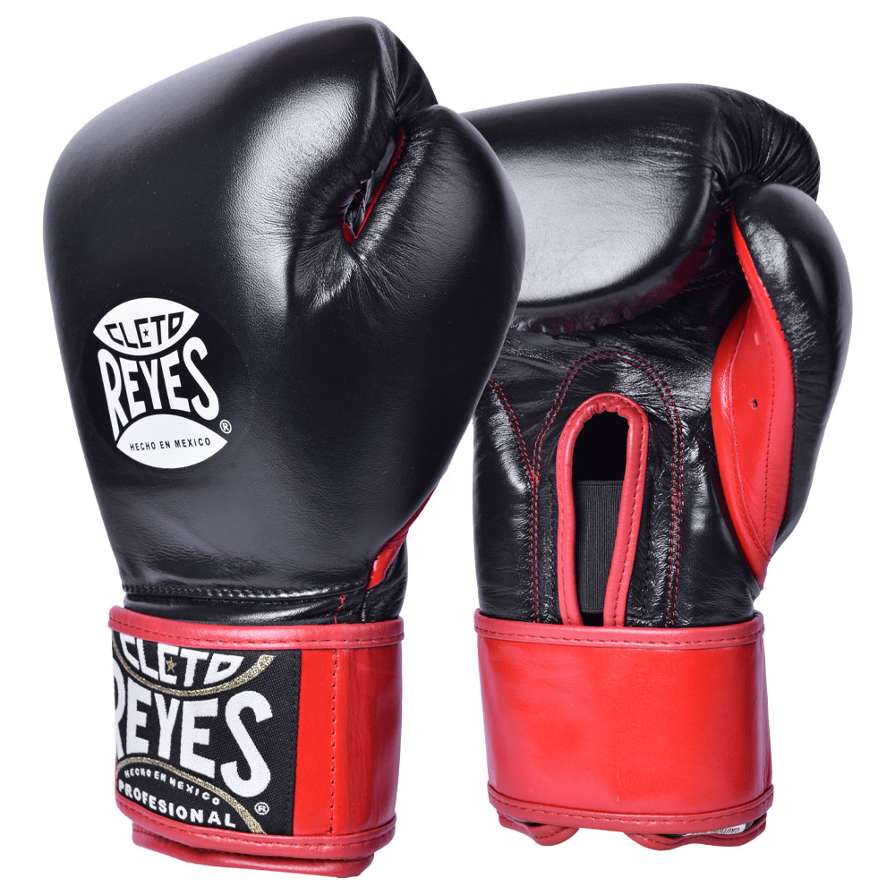 Cleto Reyes Boxhandschuhe, Klett Sparring Extra, schw-rot