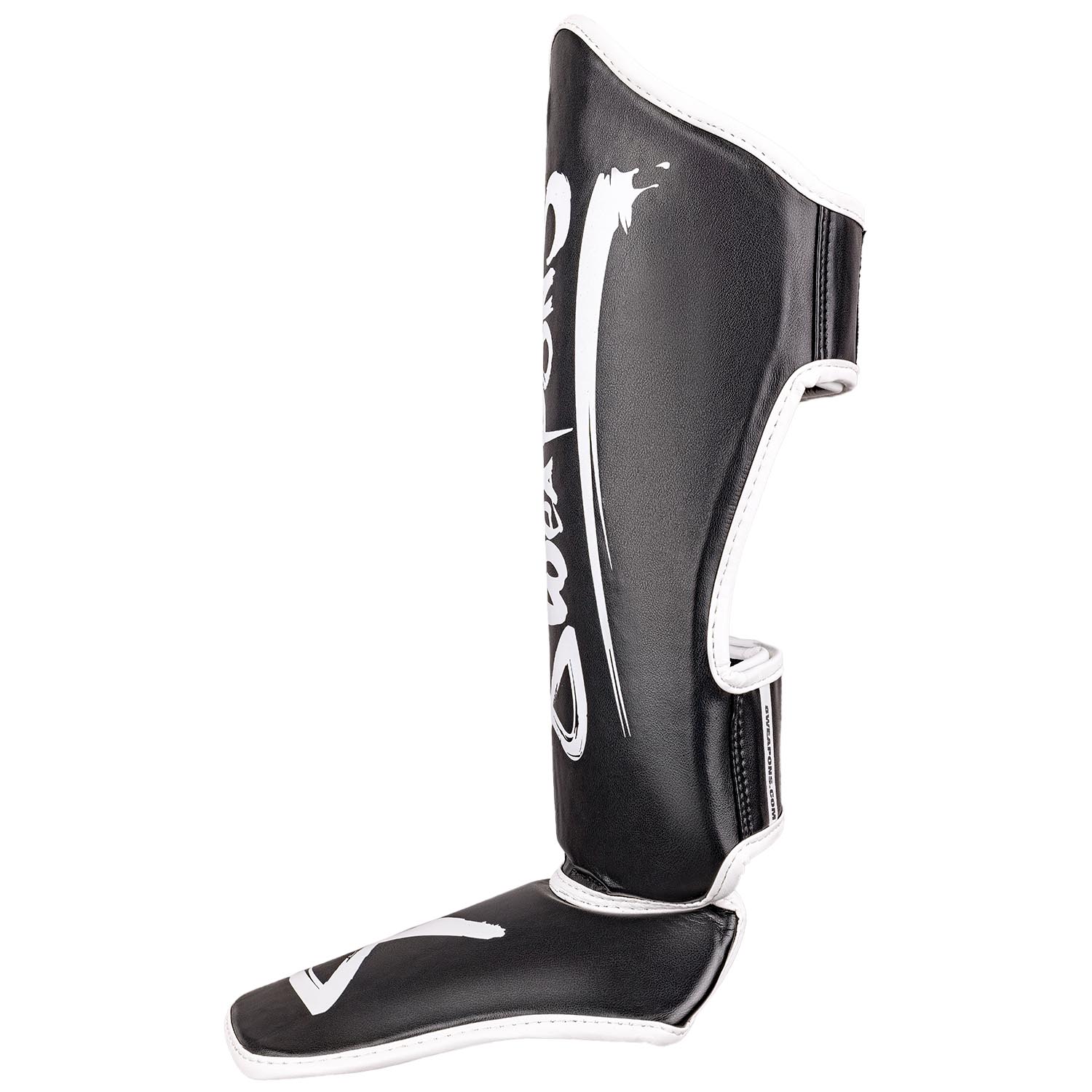 8 WEAPONS Shin Guards, Kids, Unlimited 2.0, black-white XXXL