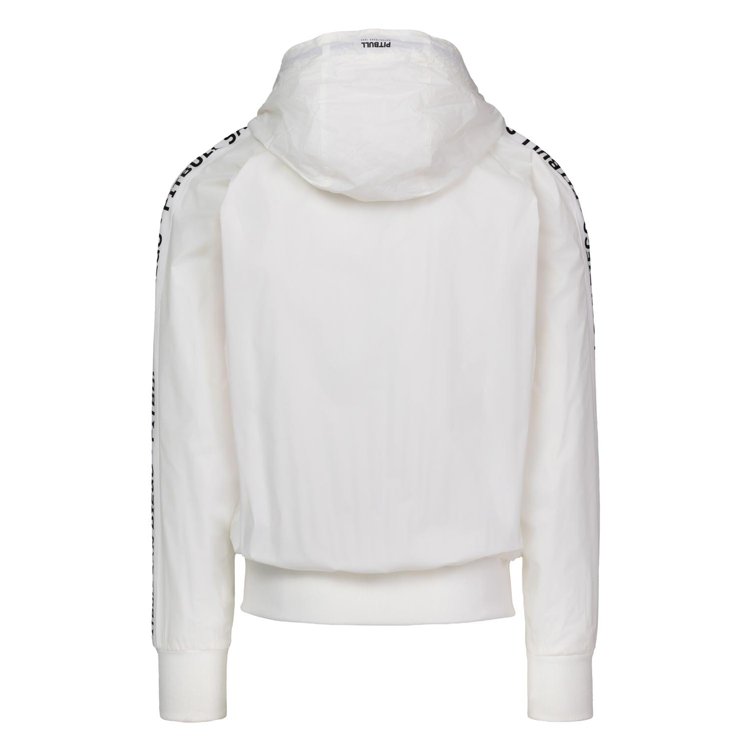 Pit Bull West Coast Transitional Jacket, Athletics Tape Logo, white, XXXL