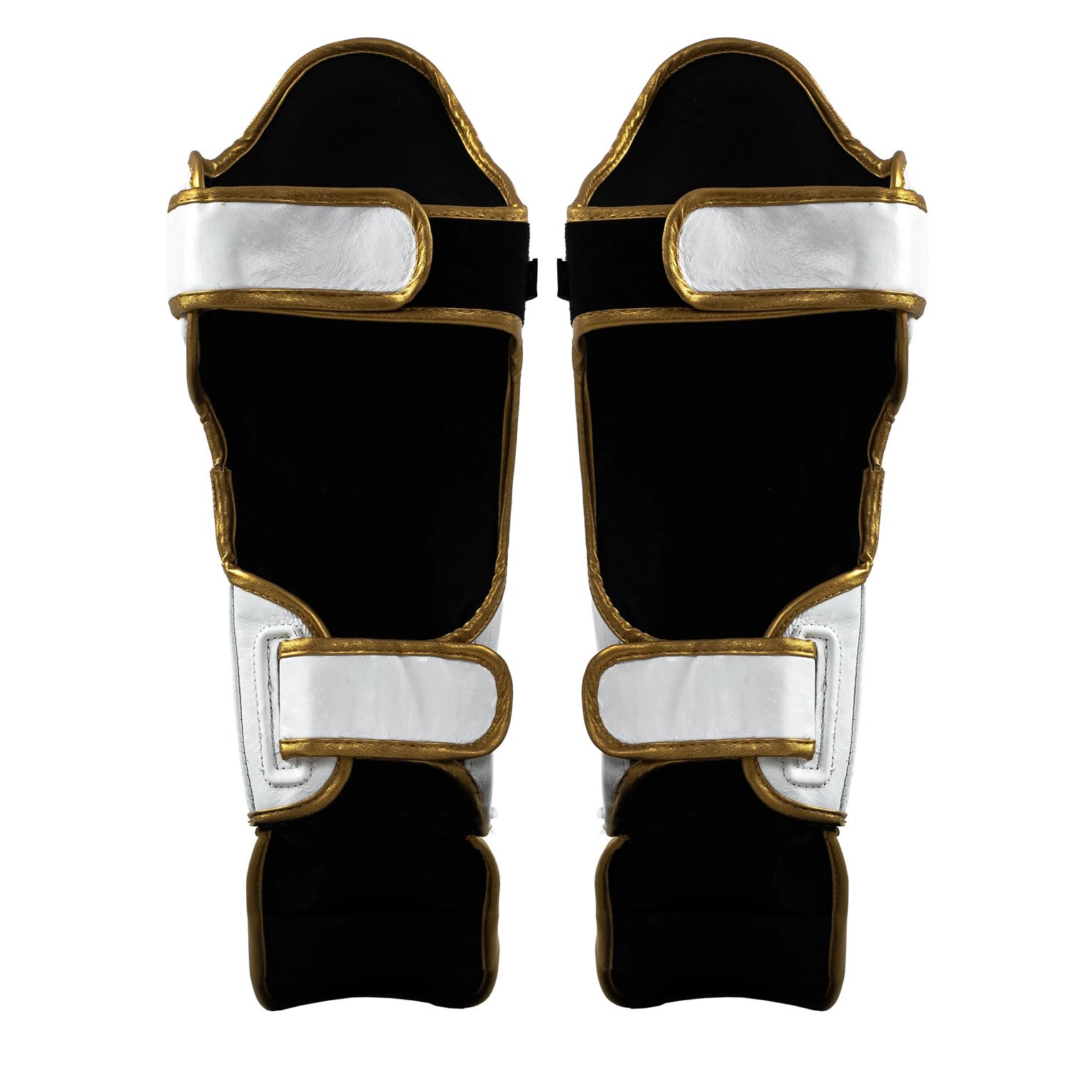 ASKARI Shinguards, Blanco, white-gold, S