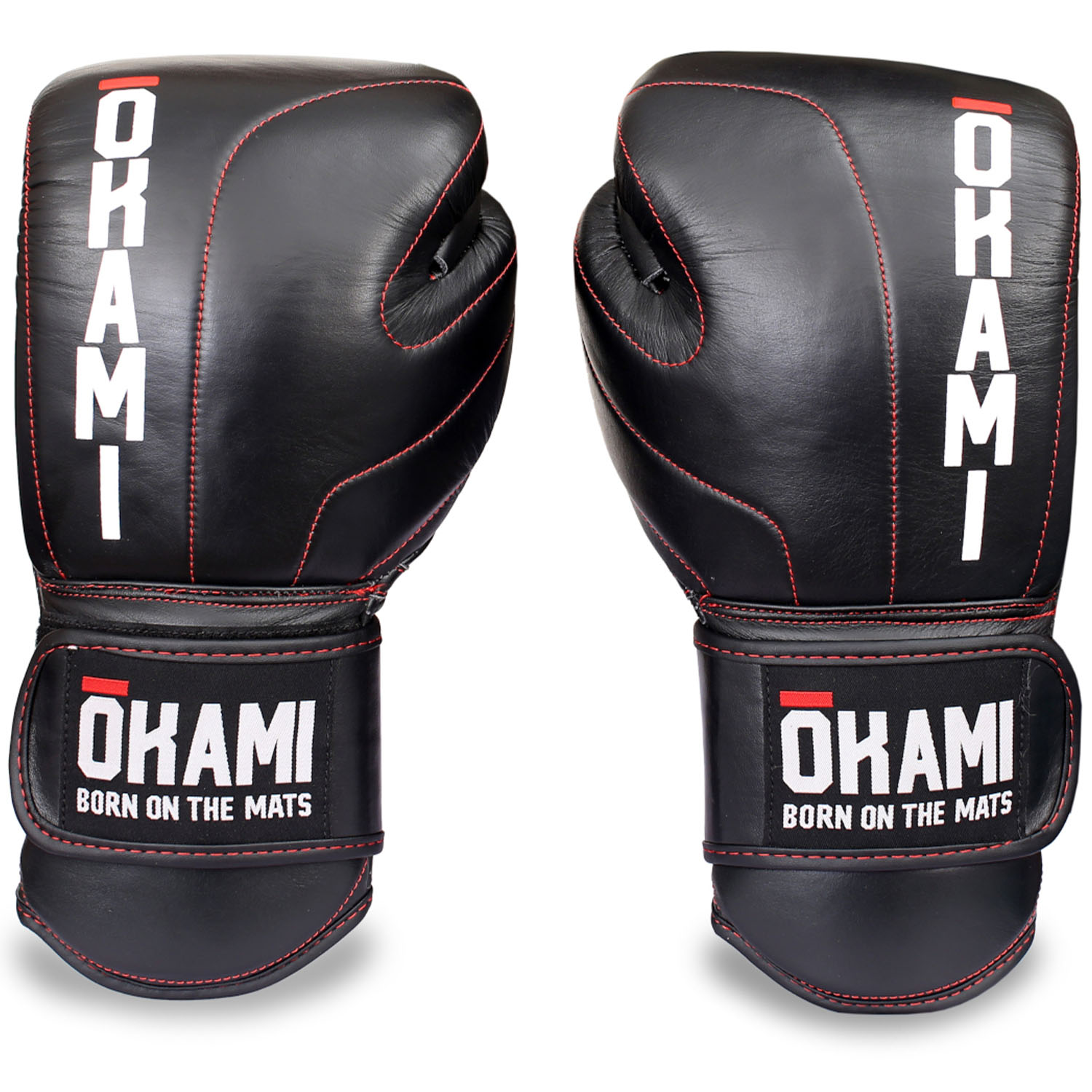 OKAMI Boxhandschuhe, Air Tec, schwarz, 14 Oz