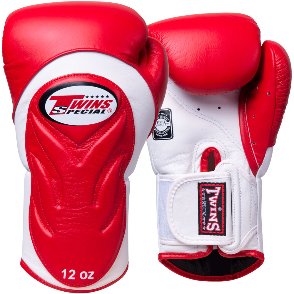 TWINS Special Boxhandschuhe, Premium, BGVL-6, rot-weiß