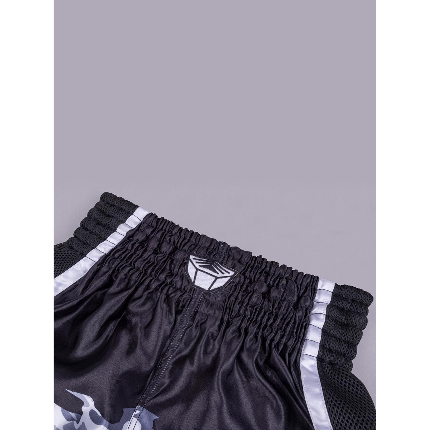 RINGLIFE Muay Thai Shorts, Unit, black-camo, XXL