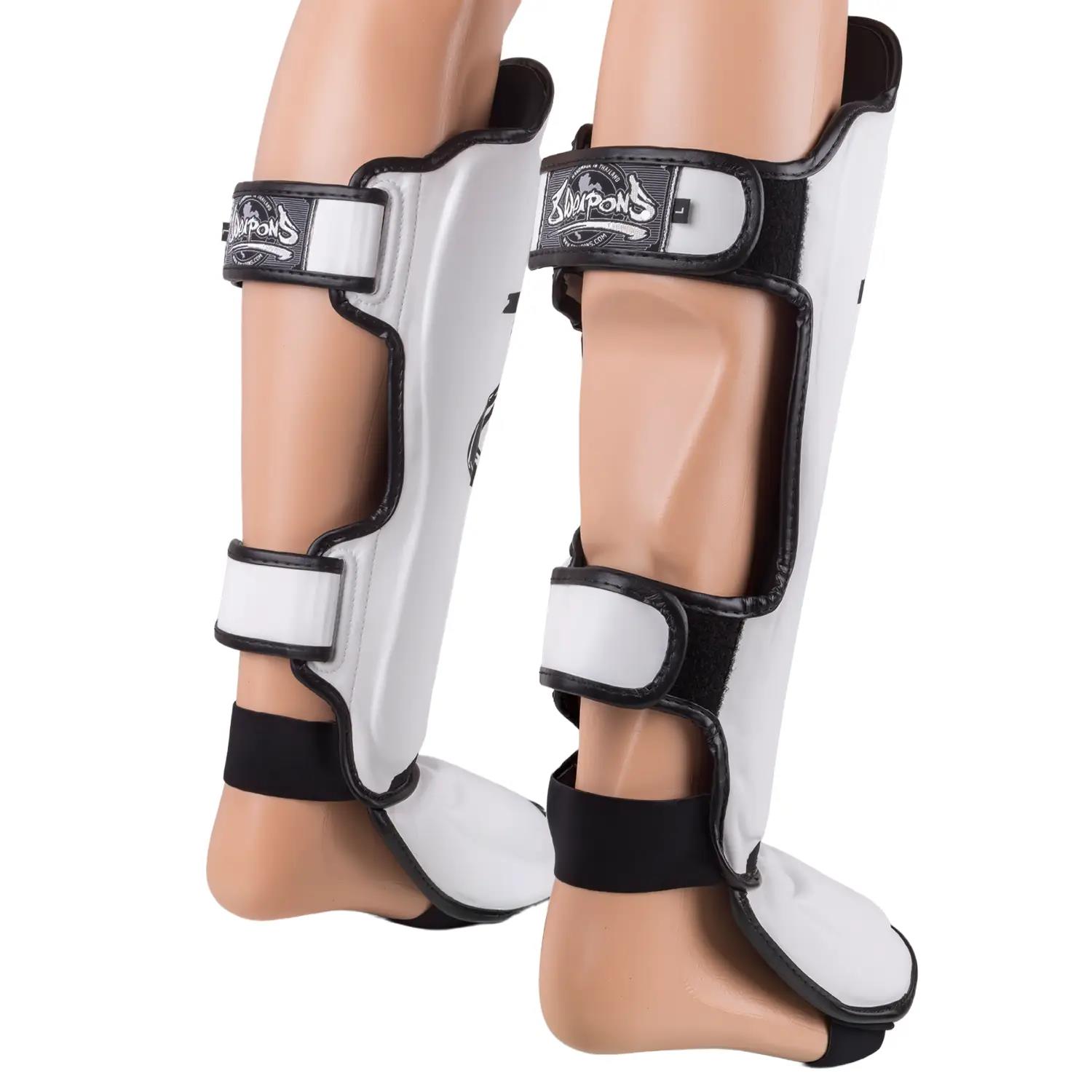 8 WEAPONS Shin Guards, BIG 8 Premium, white, XL