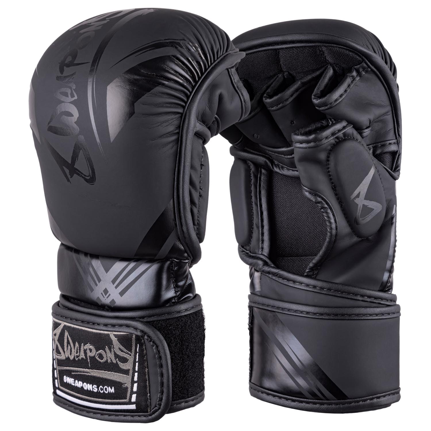 8 WEAPONS MMA Sparring Gloves, Shift, black-black, M