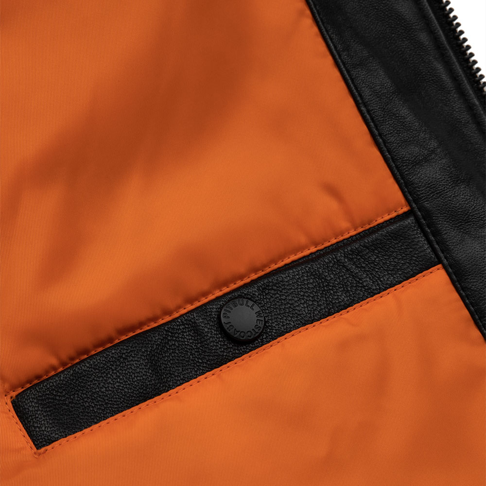 Pit Bull West Coast Jacke, Leather, MA1, black, XXL