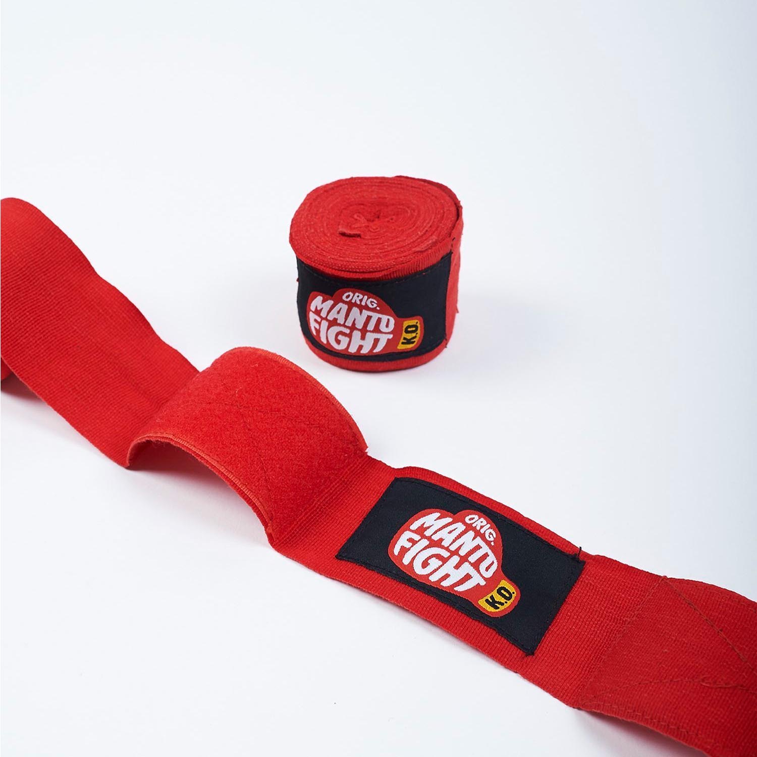 MANTO Handwraps, Glove, semi-elastic, 4m, red