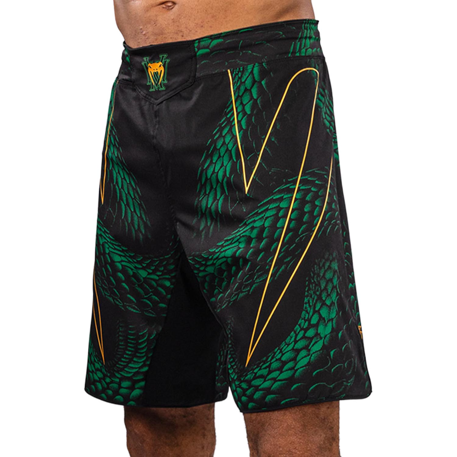 VENUM MMA Fight Shorts, Matupa, black-green-gold, S