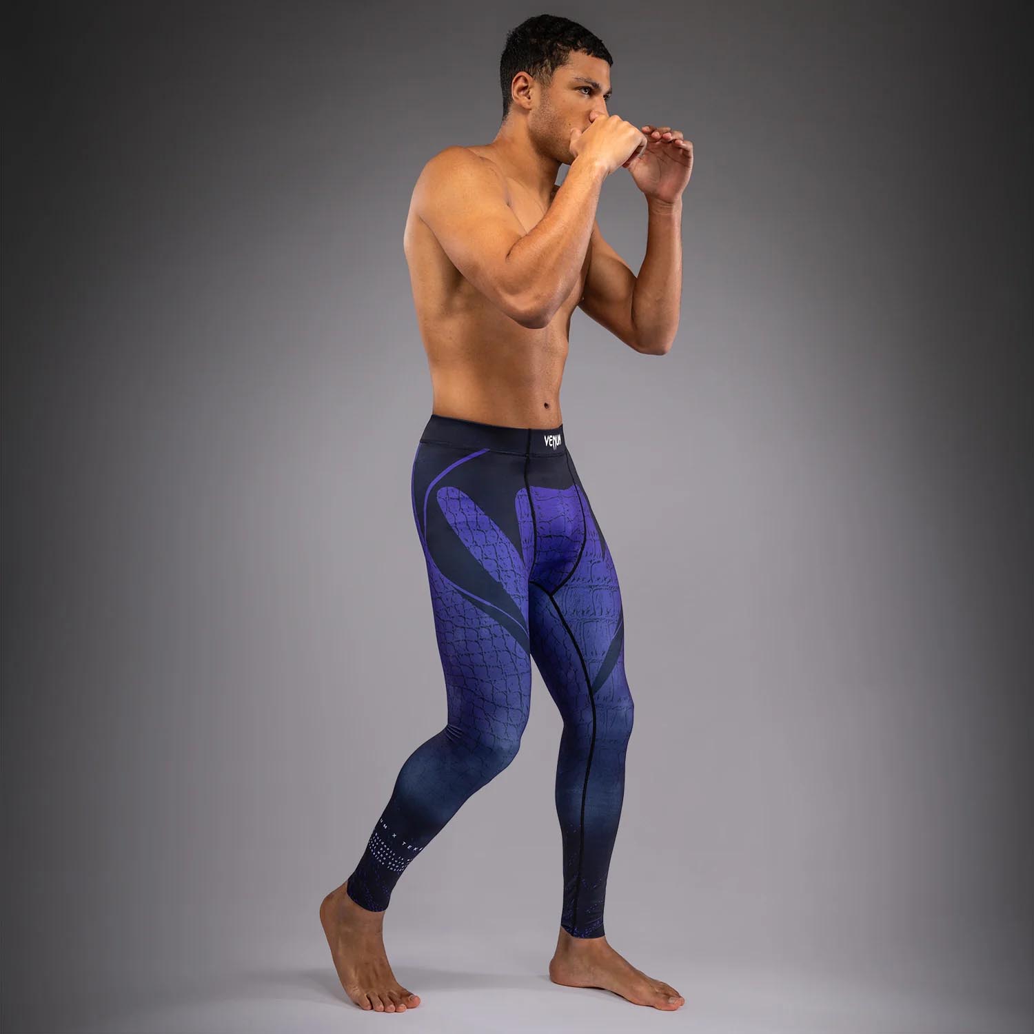 VENUM Compression Pants, Tekken 8, Kazuya, black-blue, XL