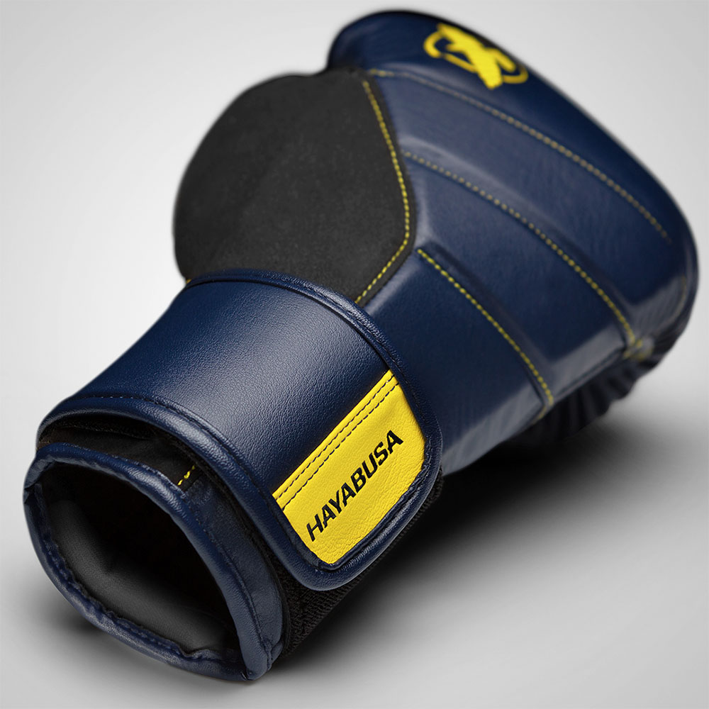 Hayabusa Boxing Gloves, T3, navy-yellow