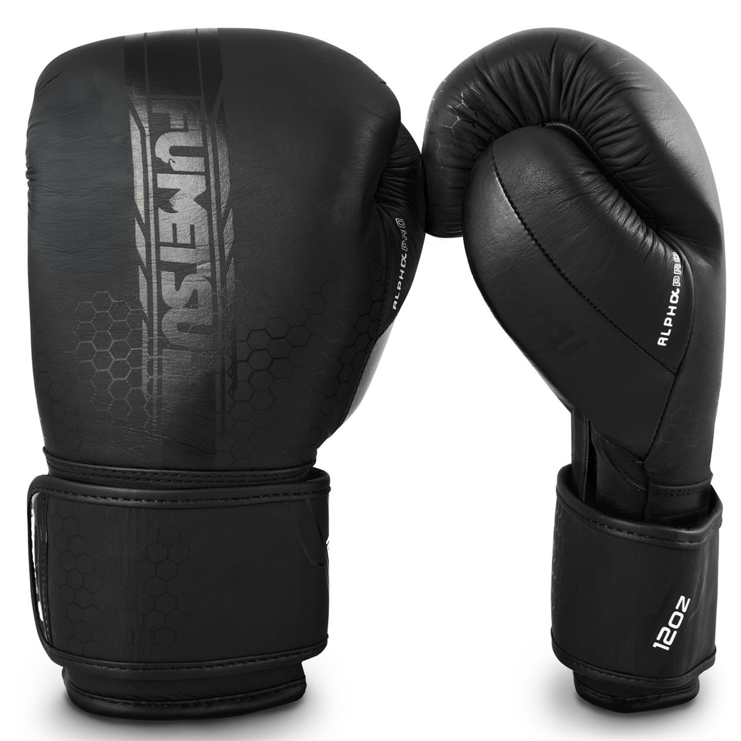 Fumetsu Boxing Gloves, Alpha Pro, black-gold, 12 Oz