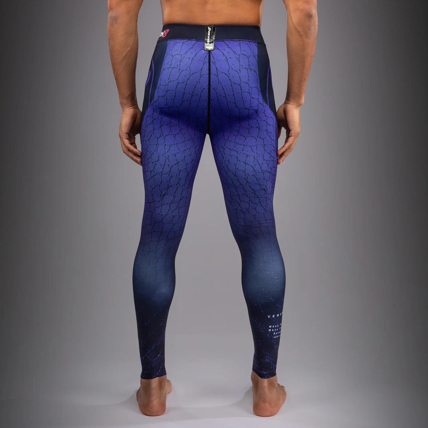 VENUM Compression Pants, Tekken 8, Kazuya, black-blue, L