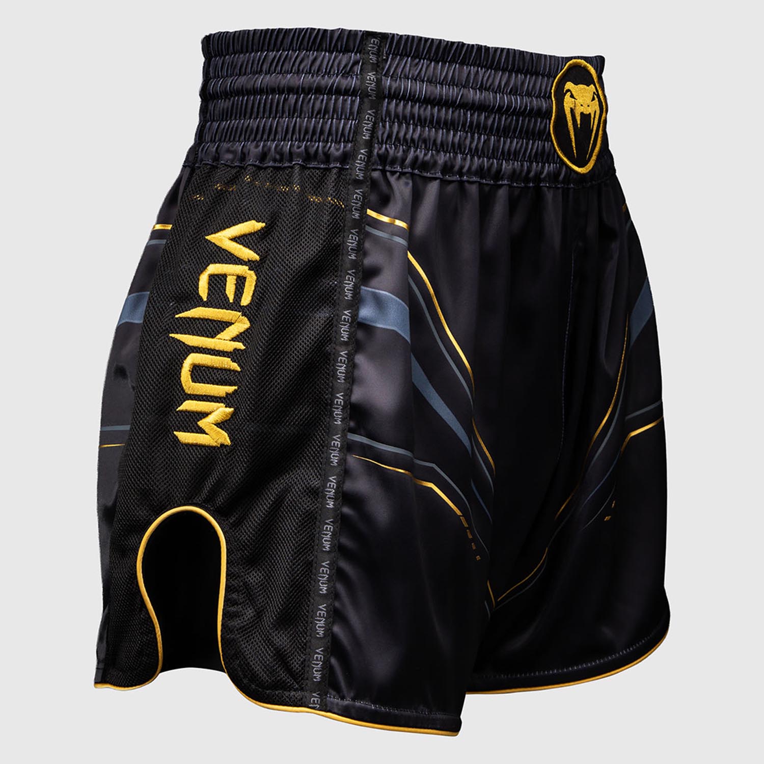 VENUM Muay Thai Shorts, Streamline, black-gold, XXL