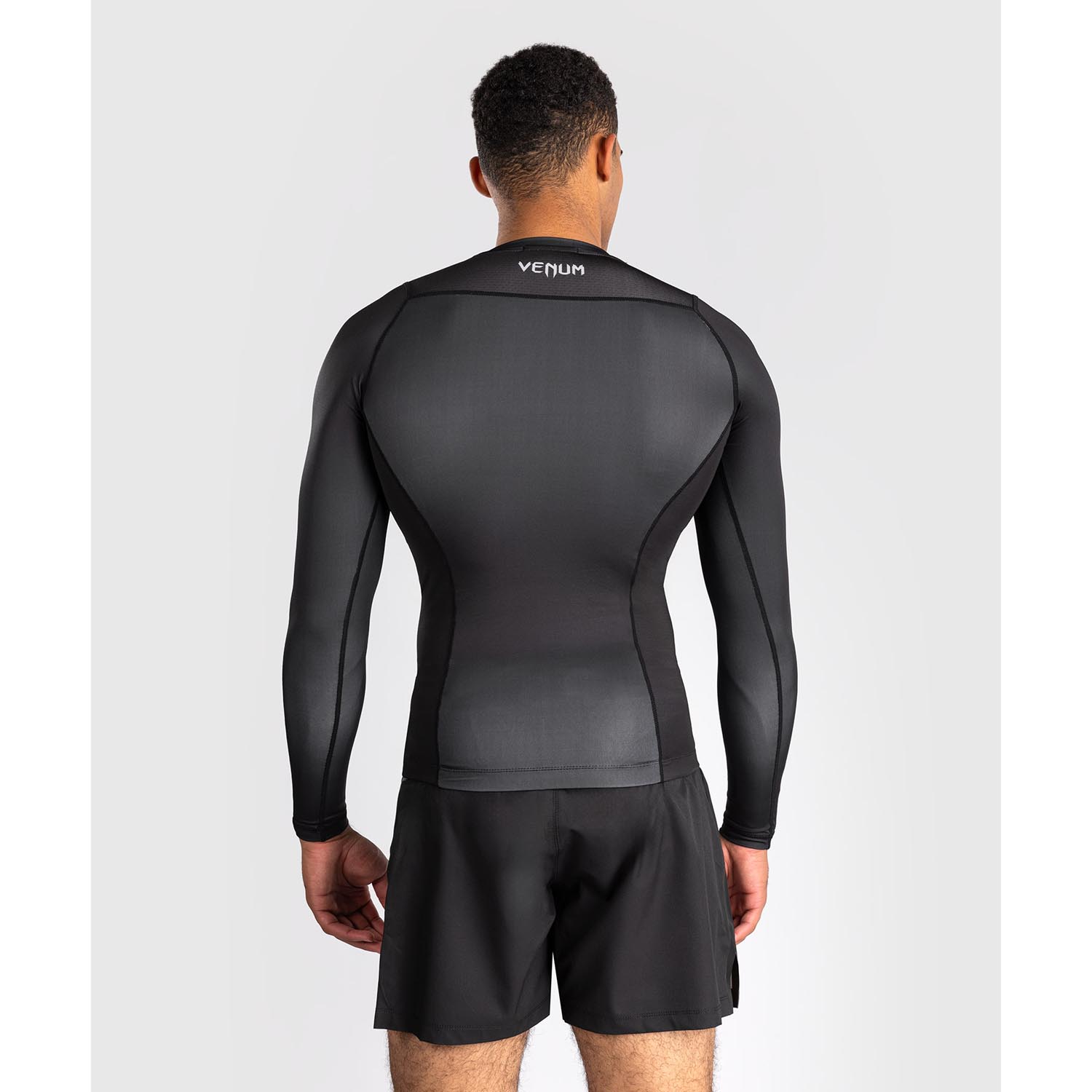 VENUM Rashguards, L/S, No Gi, black-silver, S