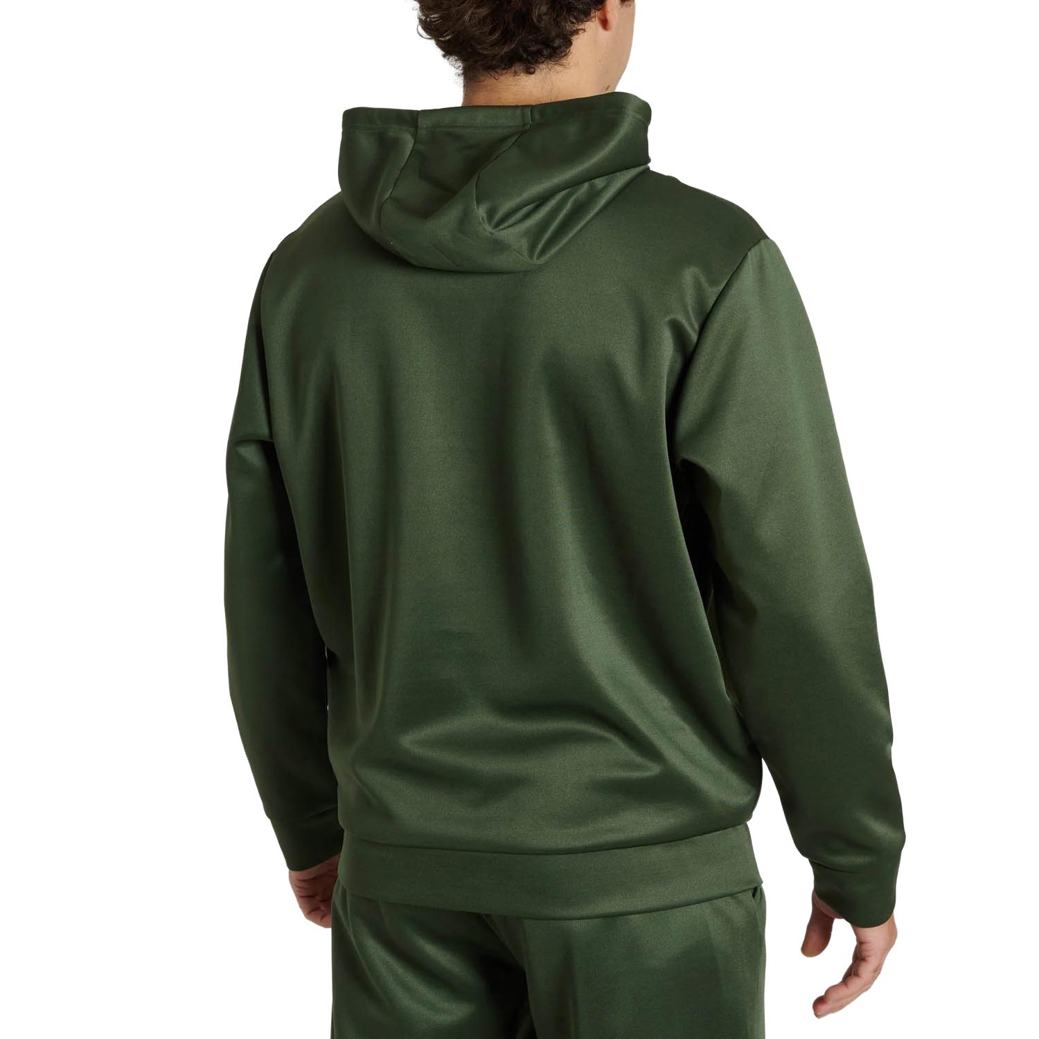 LEONE Hoody, Logo, green-white, L