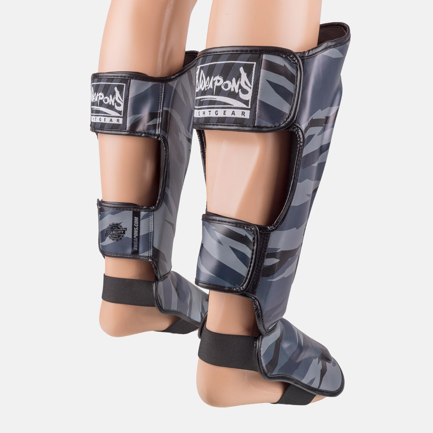 8 WEAPONS Shin Guards, Unlimited 2.0, urban camo, S