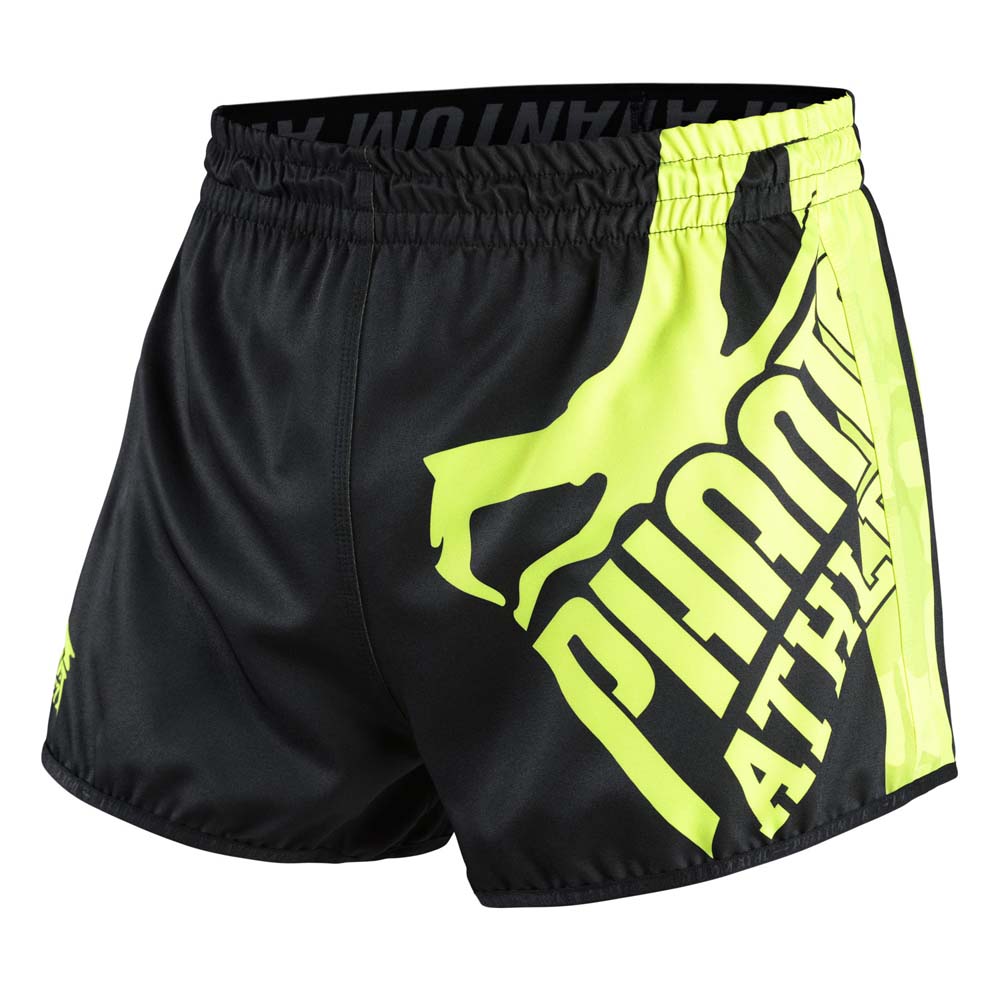 Phantom Athletics Muay Thai Shorts, Revolution, schwarz-neon, XL