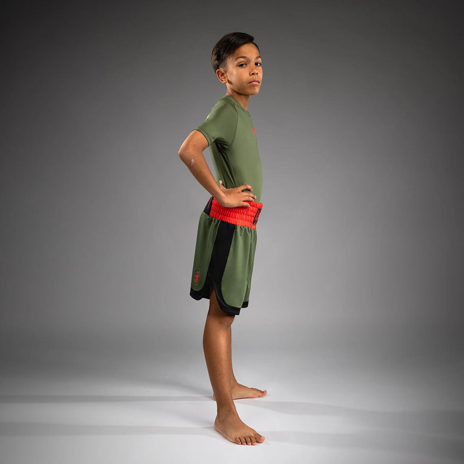 VENUM Boxhose, Kids, Classic, khaki-orange, 14 J