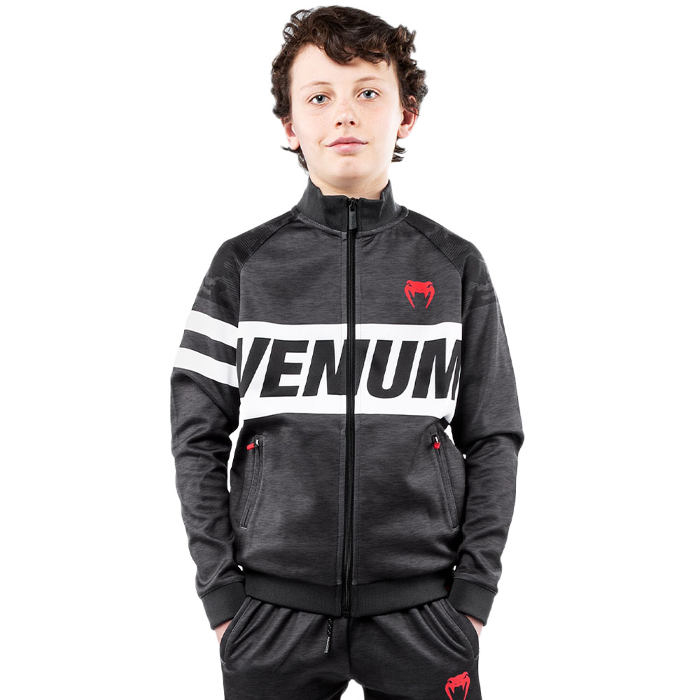 VENUM Training Jacket, Kids, Bandit, black-grey, 12 Y