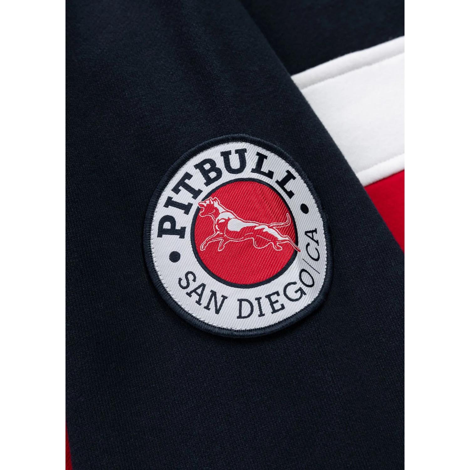 Pit Bull West Coast Hoody, Gibson, navy-red, L