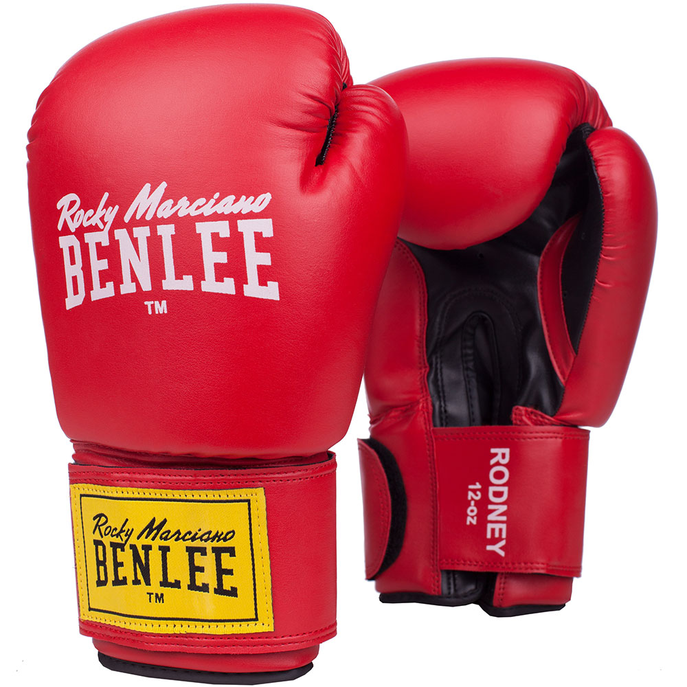 BENLEE Boxing Gloves, Rodney, red-black, 10 Oz