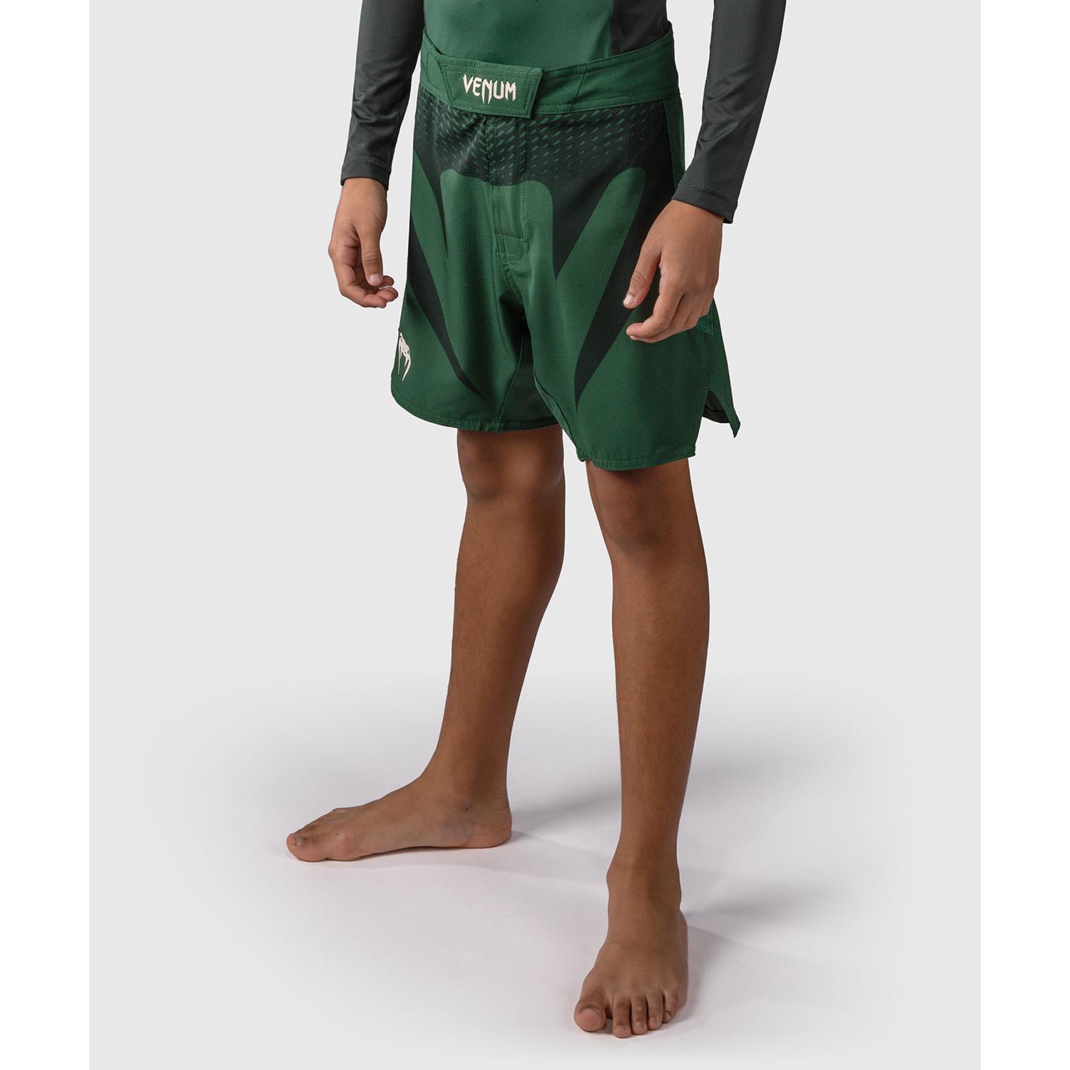 VENUM MMA Fight Shorts, Kids, Attack, green-white, 14 J