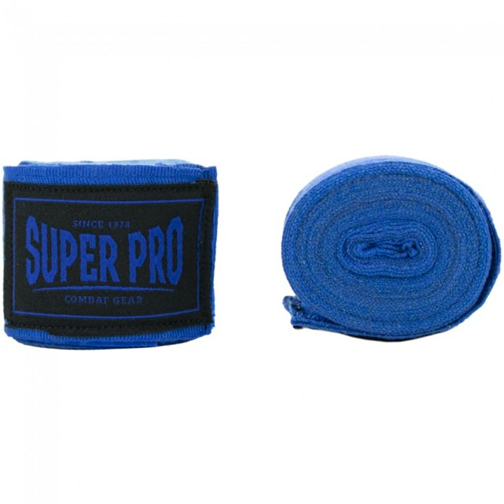 Super Pro Boxbandagen, 450 cm, blau