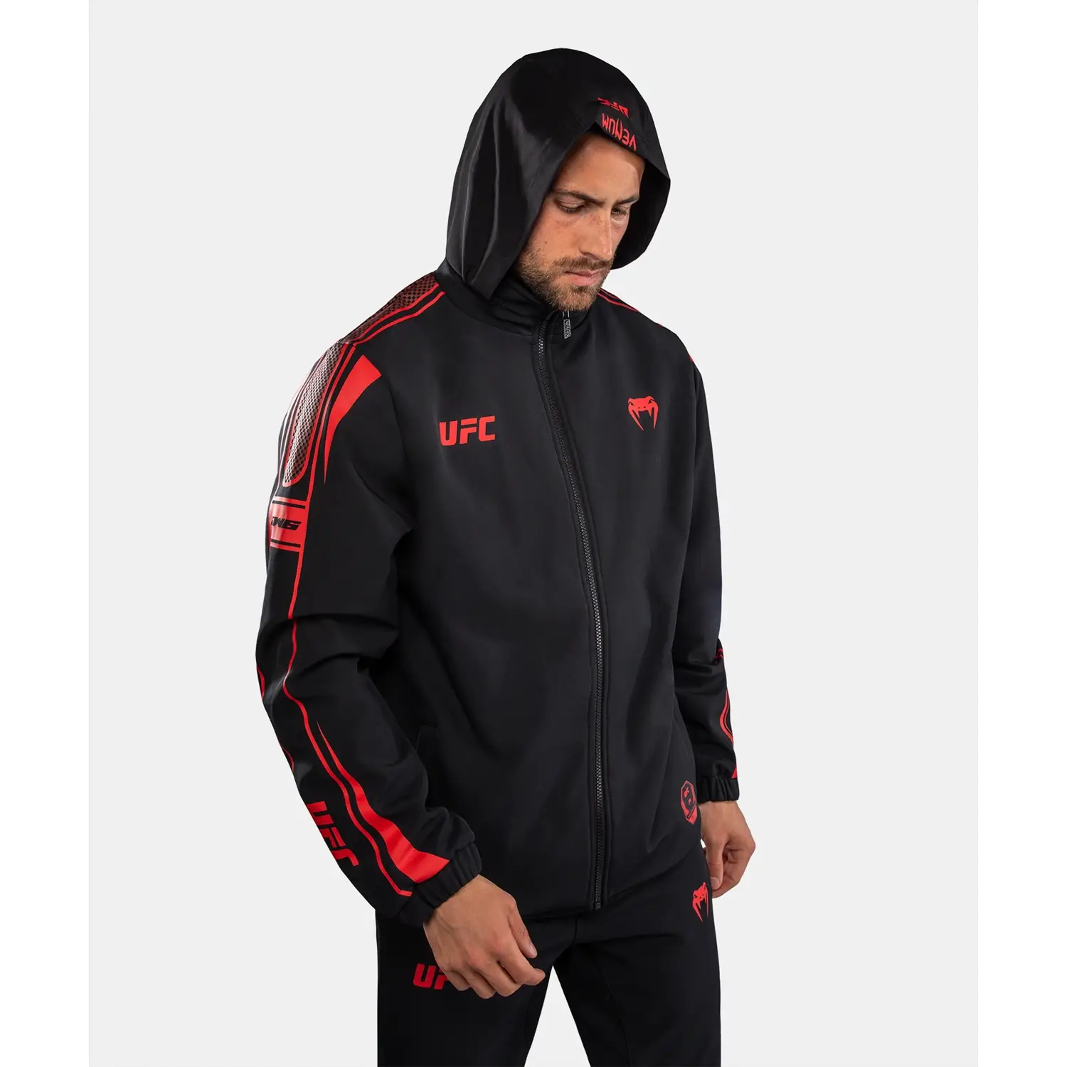 VENUM Trainings Jacket, UFC Unity, black-red, XXL