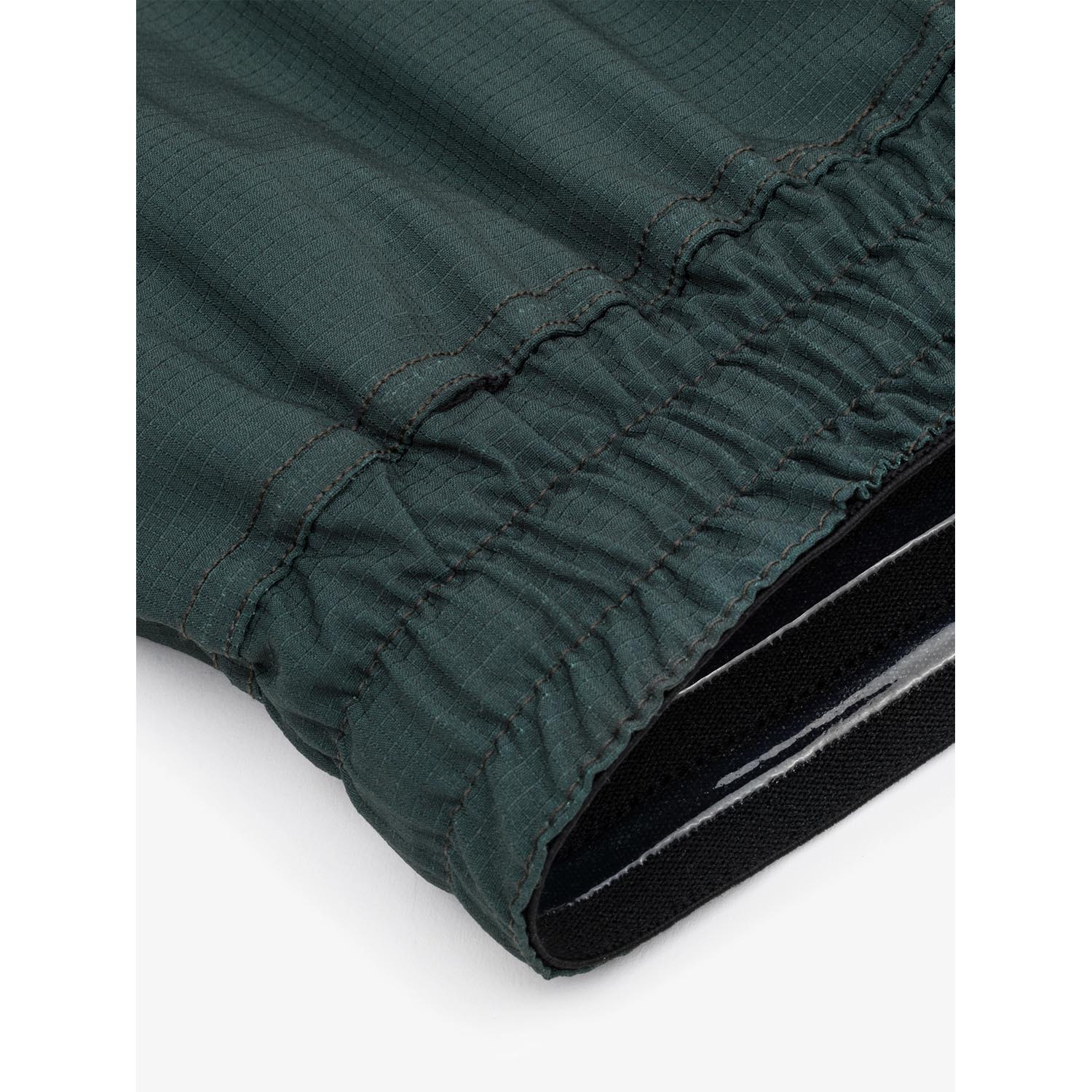 MANTO MMA Fight Shorts, Logo Dual, green-grey, S