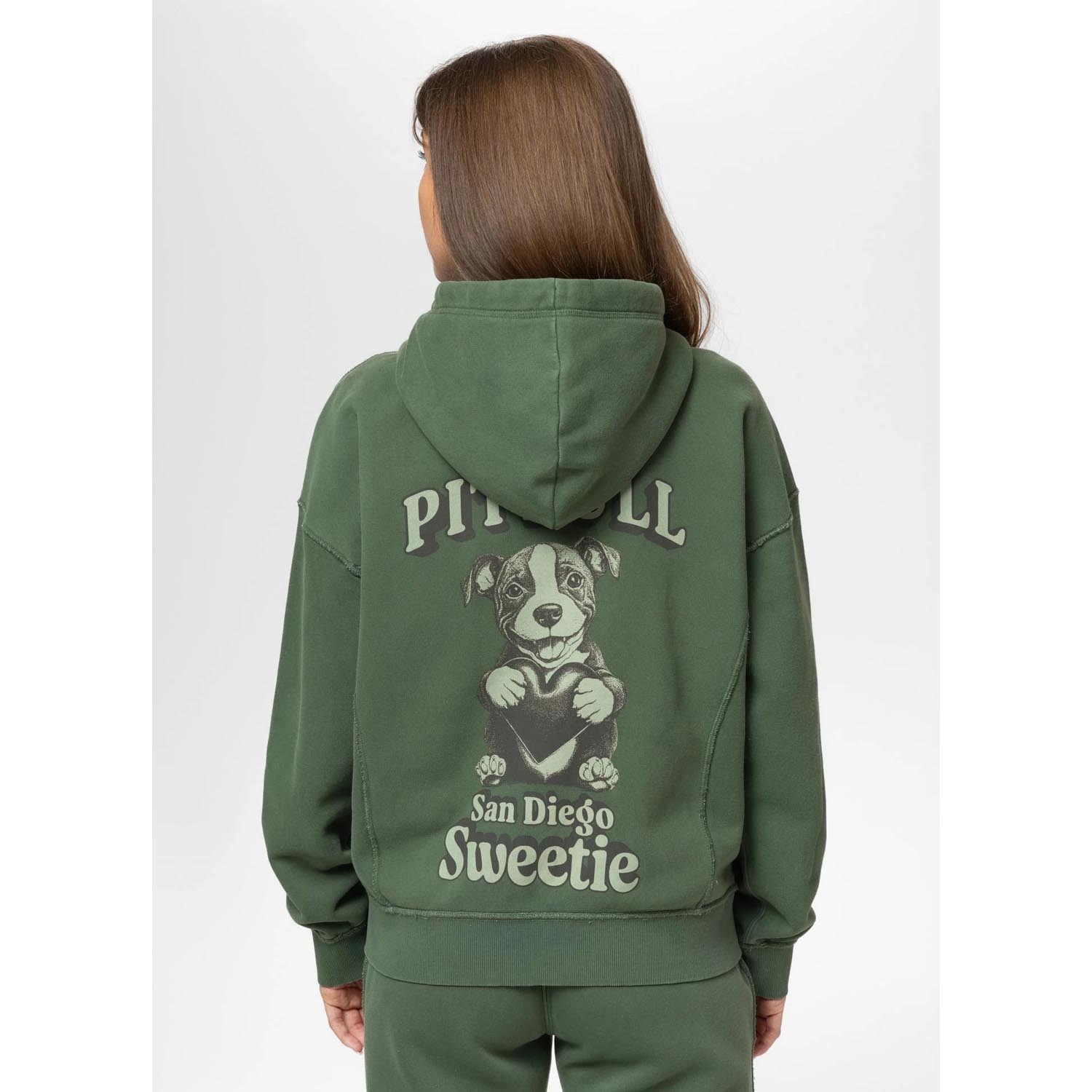 Pit Bull West Coast Zip Hoody, Women, Sweetie, green, M/L