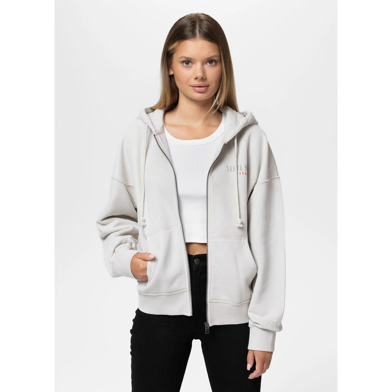 Pit Bull West Coast Zip Hoody, Women, Santa Muerte, white, M/L