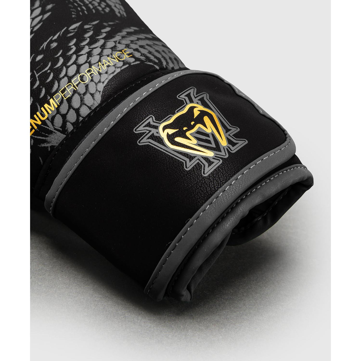 VENUM Boxing Gloves, Matupa, black-grey-gold, 12 Oz