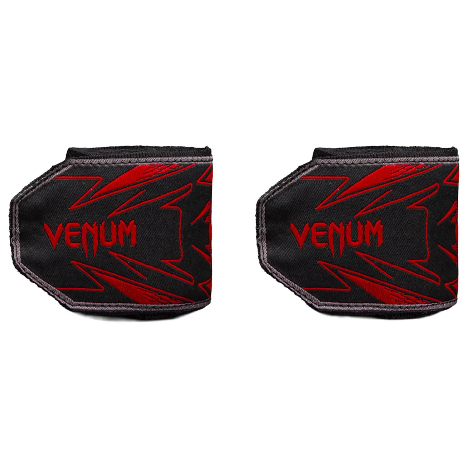 VENUM Hand Wraps, Kontact Evo, Amazonia Reborn, Semi Elastic, 2.5 m, black-red